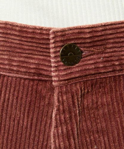 鏈式縫線燈芯絨長褲