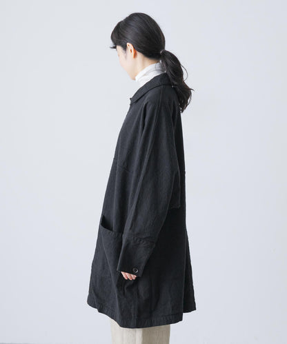 MITTAN 亞麻苧麻真絲大衣
