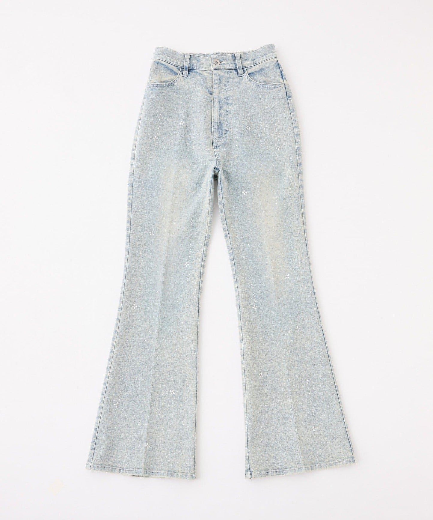 美腿水鑽牛仔褲