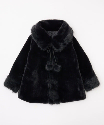 【HolidayCollection】帶領毛絨中長大衣