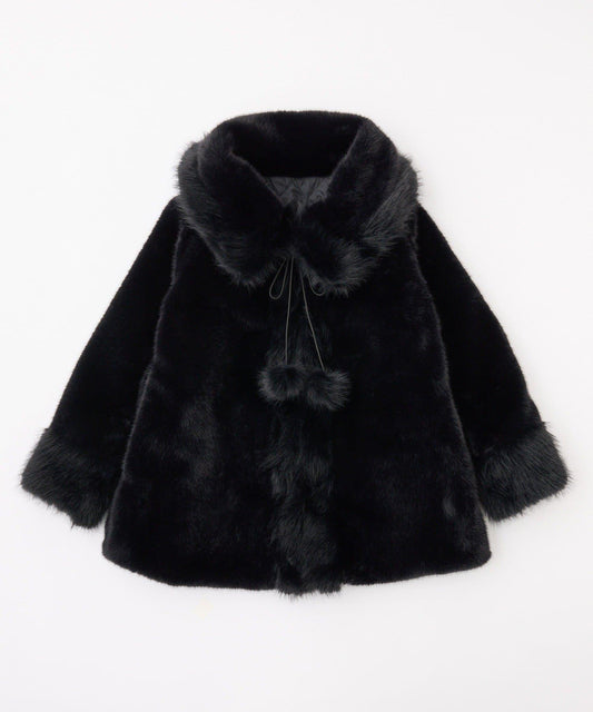 【HolidayCollection】帶領毛絨中長大衣