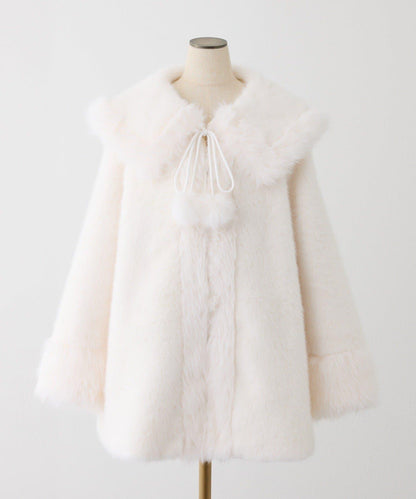 【HolidayCollection】帶領毛絨中長大衣