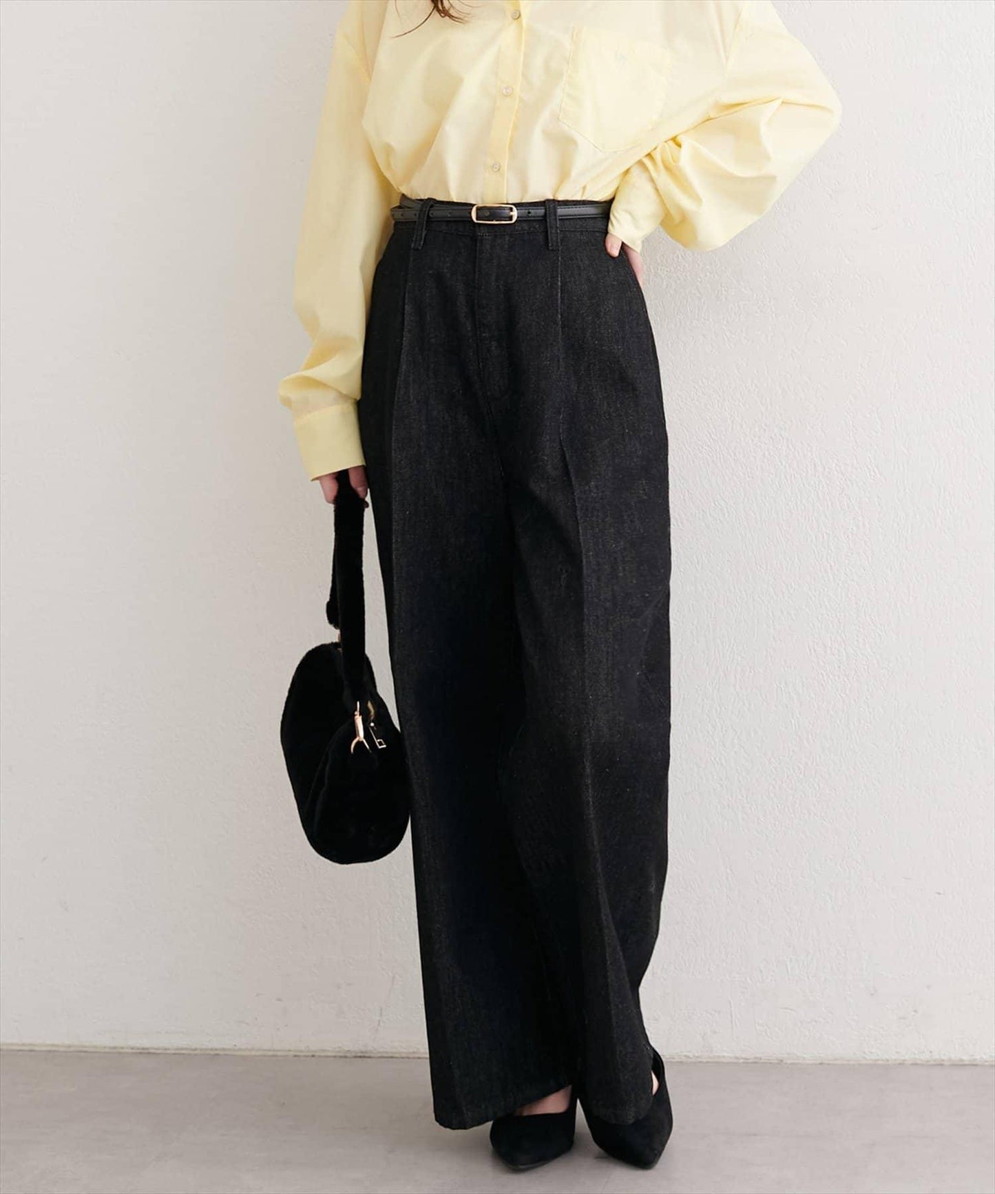 中縫壓線牛仔褲