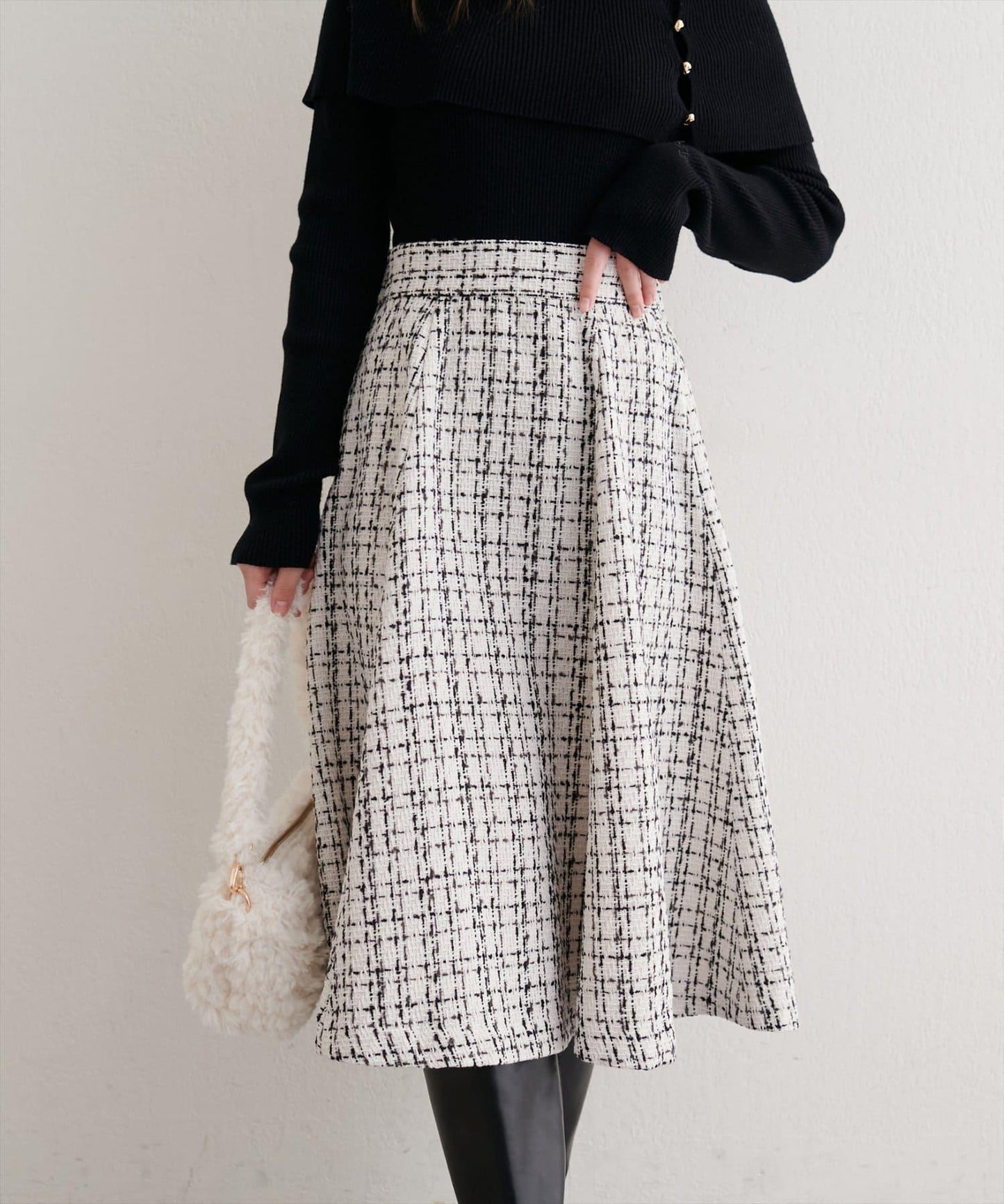 可選長度喇叭裙