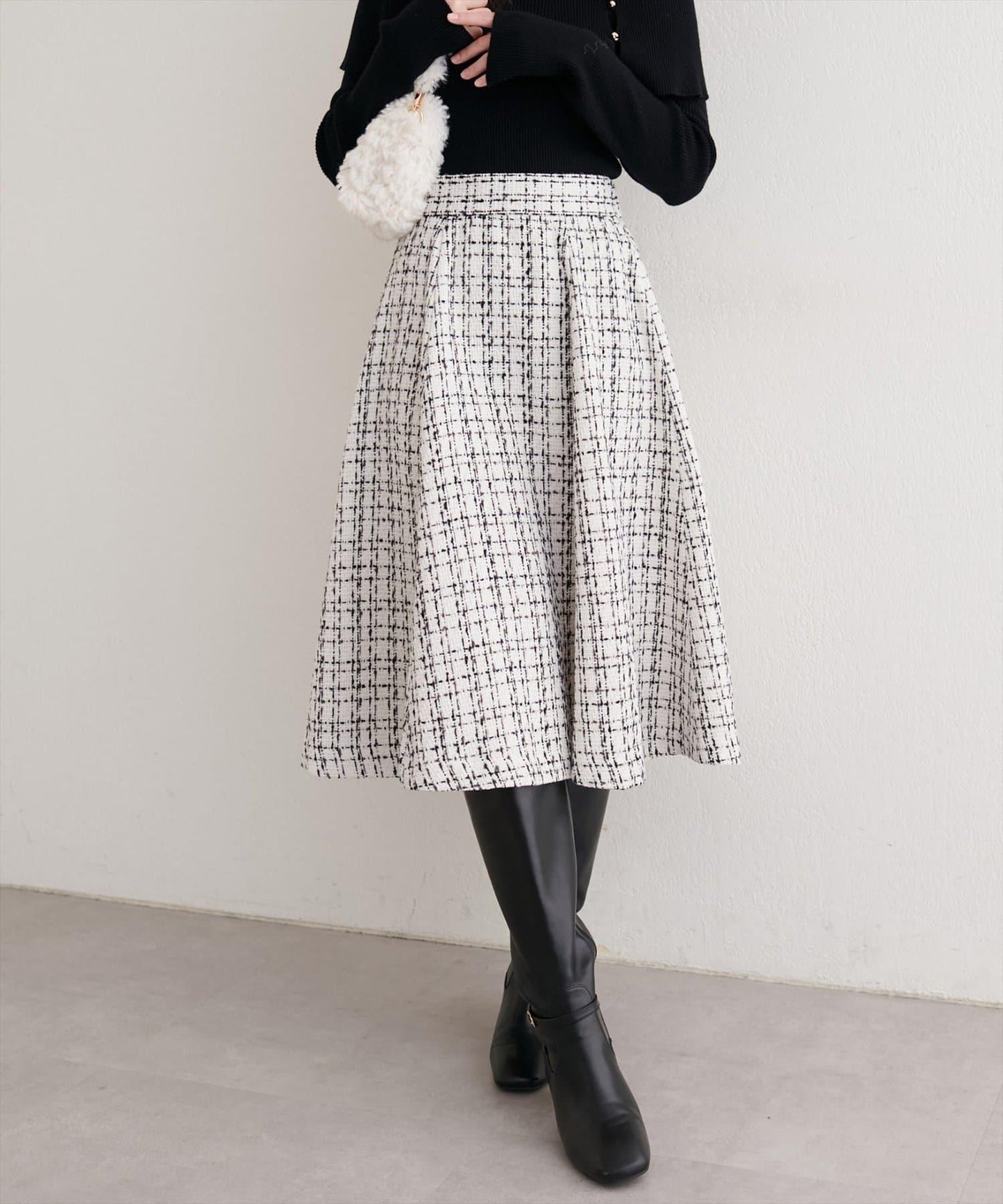 可選長度喇叭裙