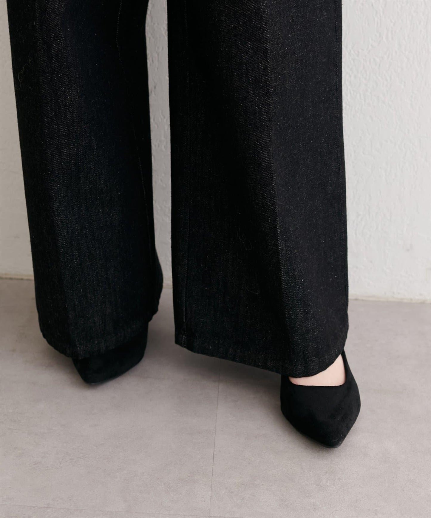 中縫壓線牛仔褲