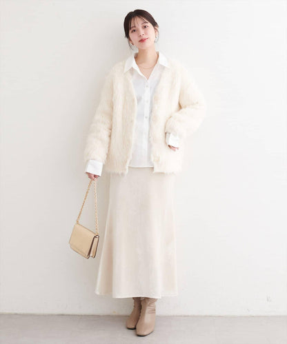 帶口袋刺繡寬鬆襯衫