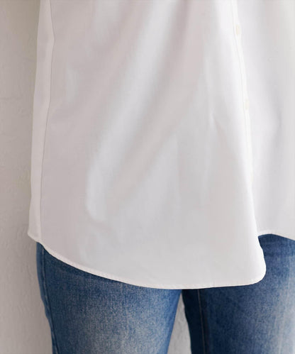 蕾絲斗篷領襯衫