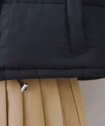 帶仿皮草拉鍊環保羽絨服