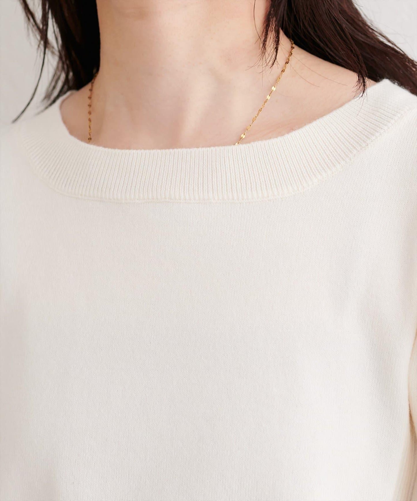 可拆卸下襬荷葉邊針織衫