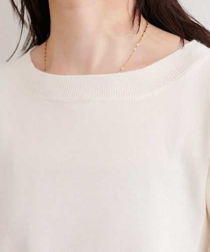 可拆卸下襬荷葉邊針織衫