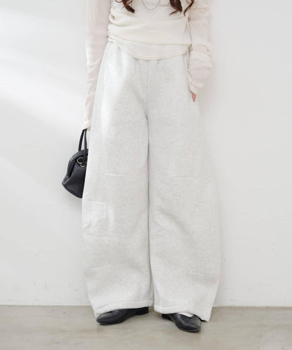 【加絨內裡！】弧形運動衛褲