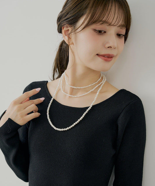 三連珍珠項鍊