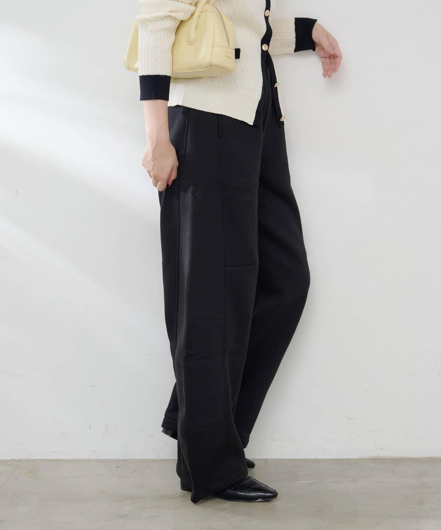 【加絨內裡！】弧形運動衛褲