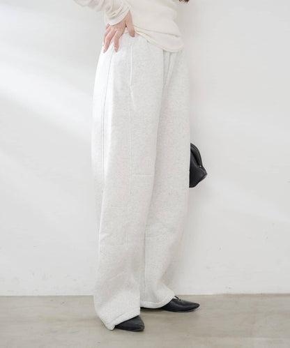 【加絨內裡！】弧形運動衛褲