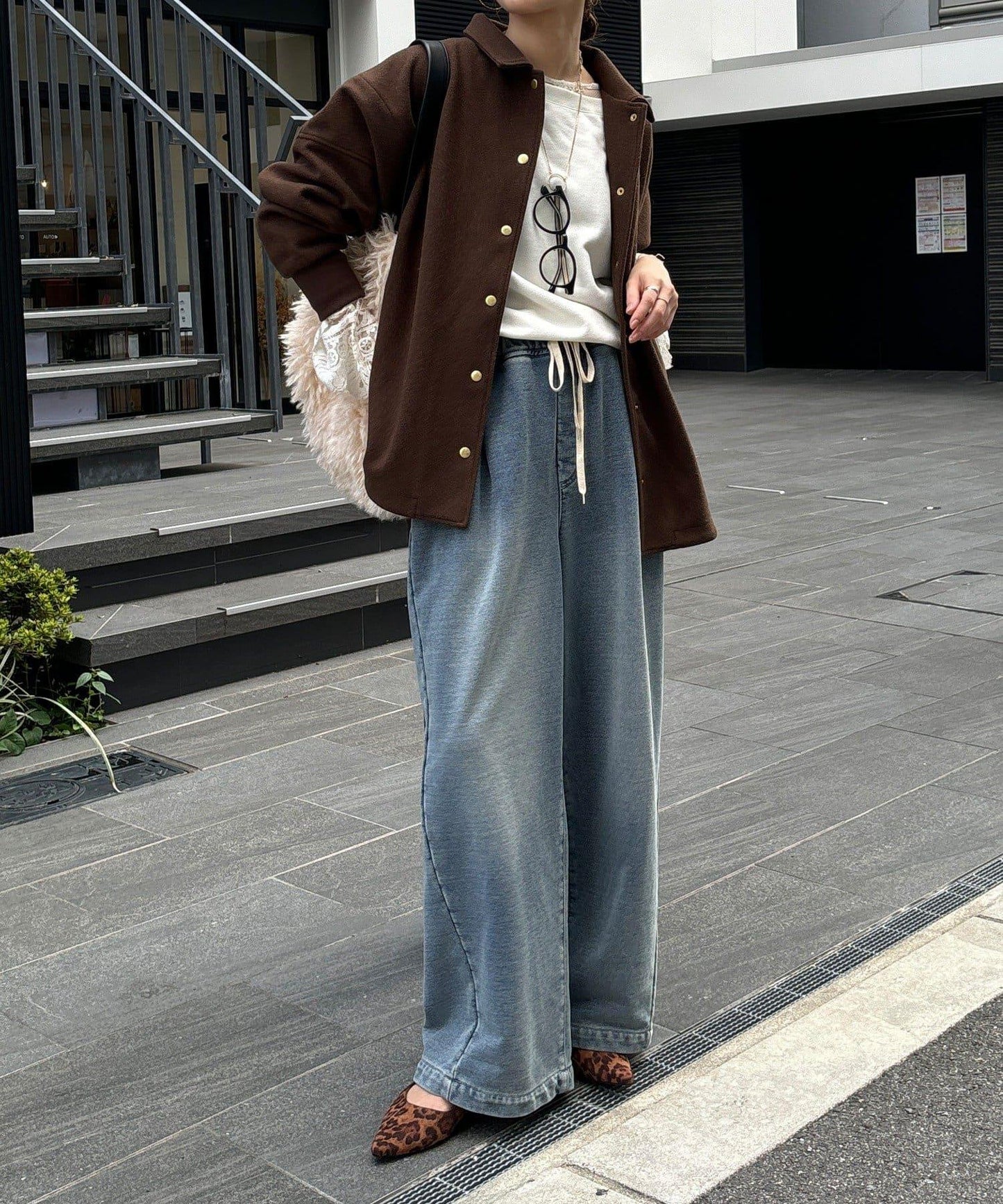 輕質羊毛呢襯衫夾克