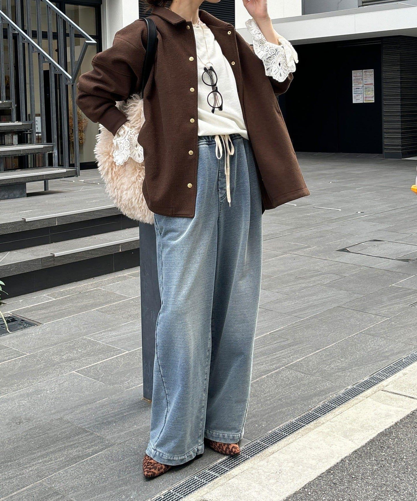 輕質羊毛呢襯衫夾克