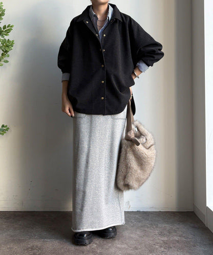 輕質羊毛呢襯衫夾克