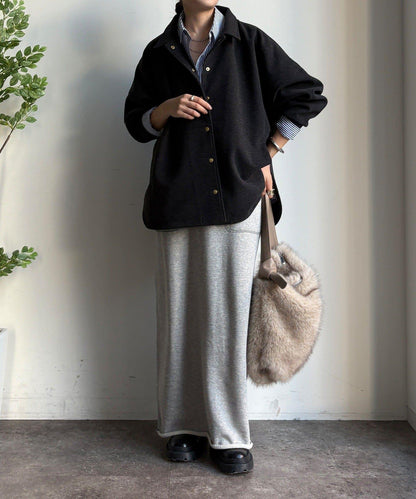 輕質羊毛呢襯衫夾克