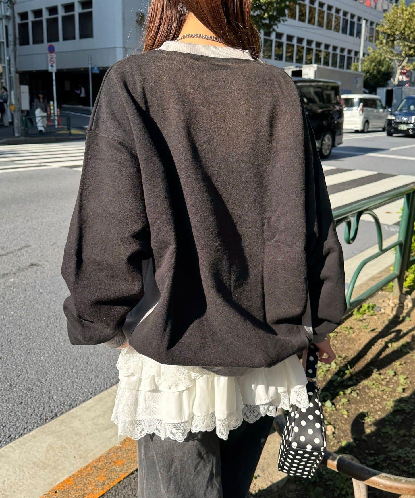 【RePRODUCTION LABEL / リプロダクションレーベル】拼接羅紋套頭衫