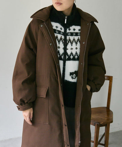 西川可變換廓形/可拆卸帽子/官網限定色回收羽絨長款【SUM1 STYLE(スミスタイル)】