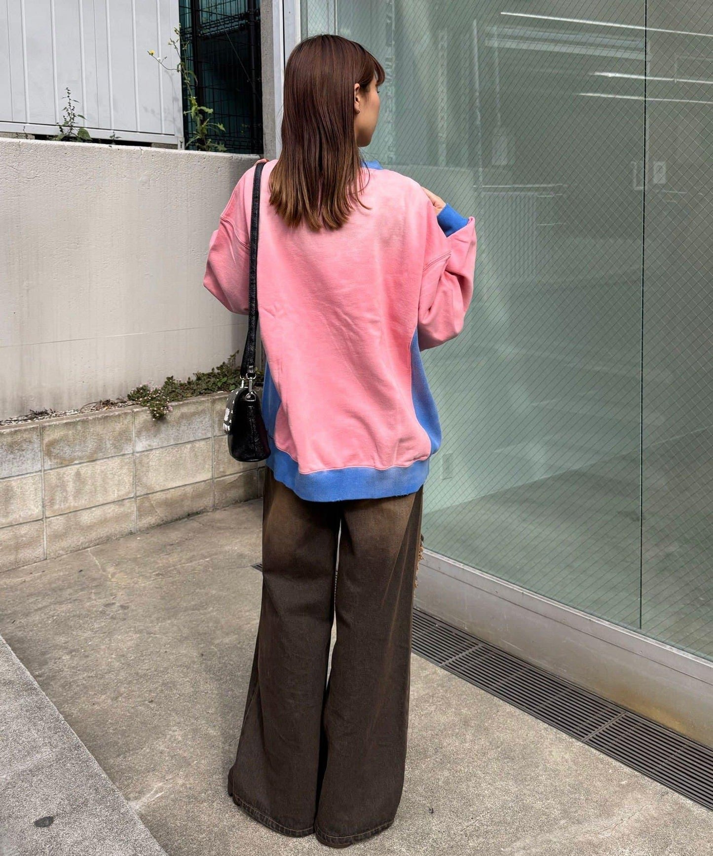 【RePRODUCTION LABEL / リプロダクションレーベル】拼接羅紋套頭衫