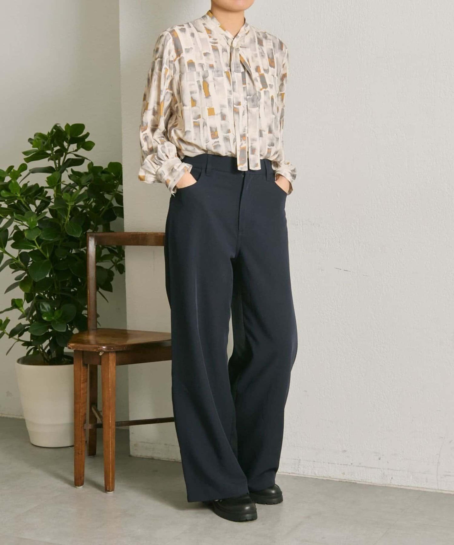 ear PAPILLONNER 前後拼接褲 SUM1 STYLE