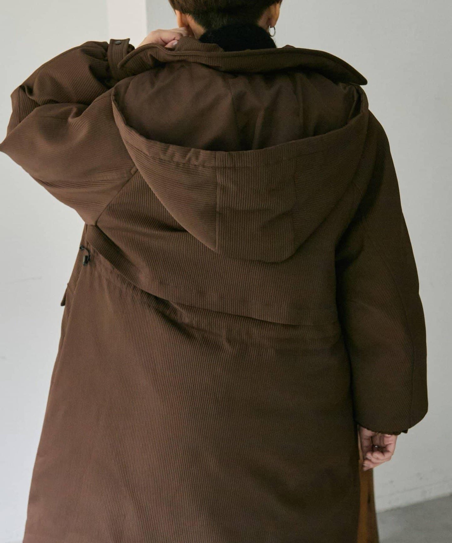 西川可變換廓形/可拆卸帽子/官網限定色回收羽絨長款【SUM1 STYLE(スミスタイル)】