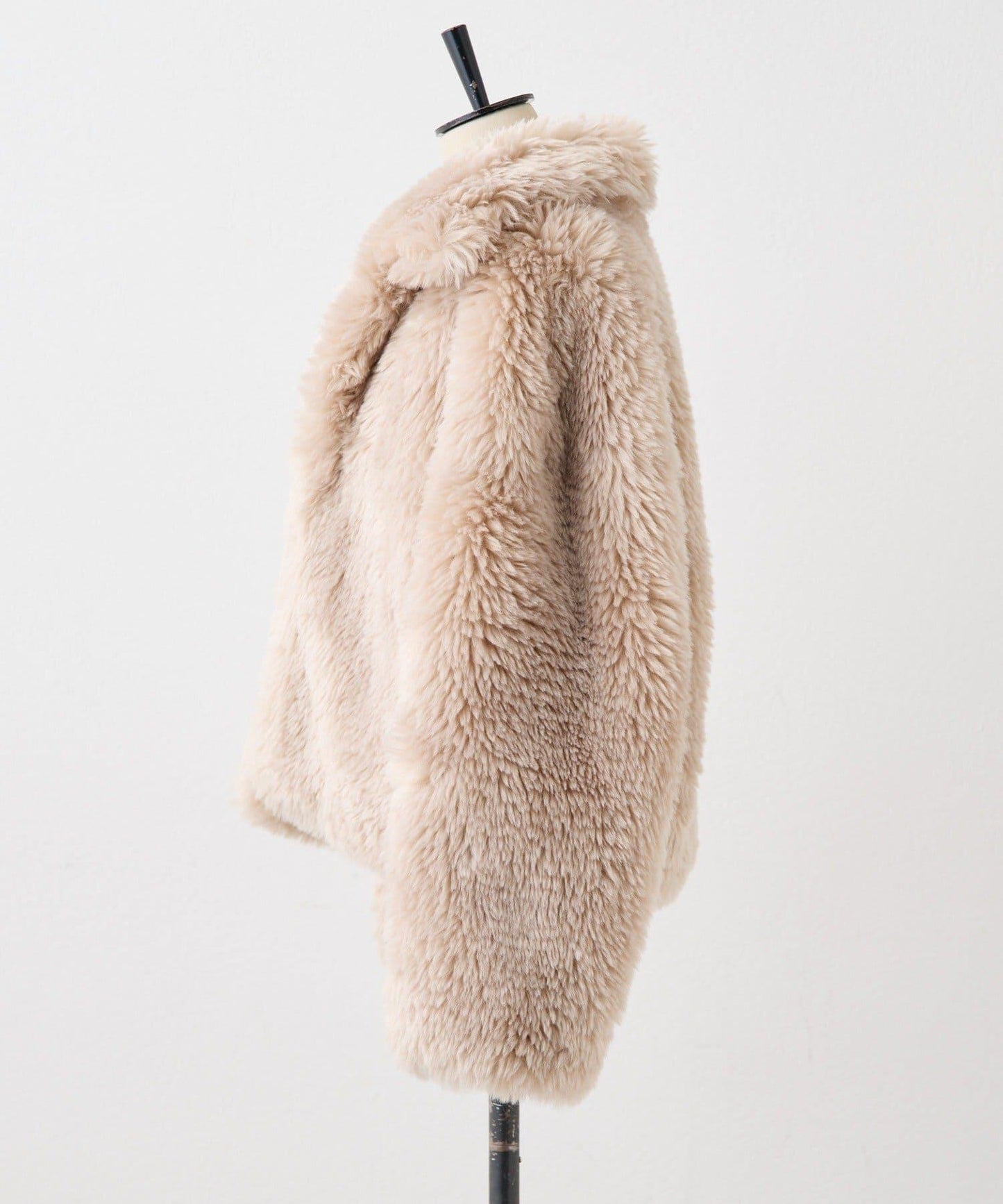 帶內襯/短款仿托斯卡納皮草夾克/毛絨外套【SUM1 STYLE(スミスタイル)】