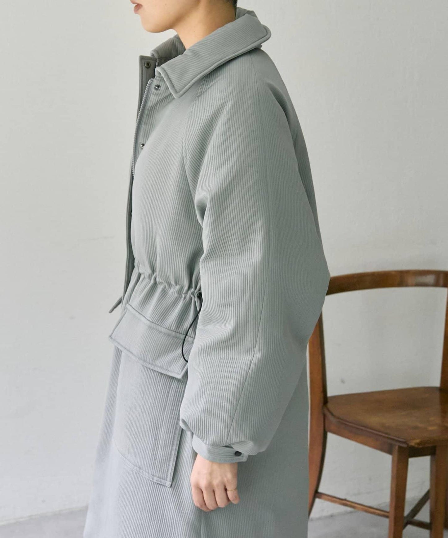 西川可變換廓形/可拆卸帽子/官網限定色回收羽絨長款【SUM1 STYLE(スミスタイル)】