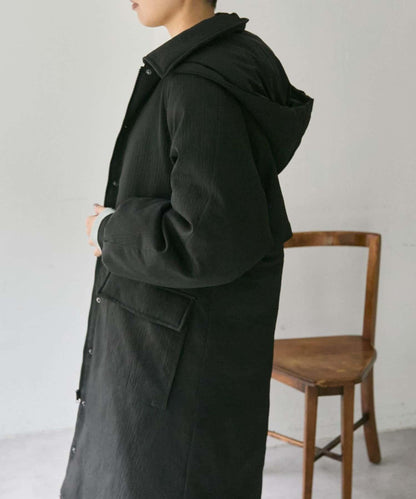 西川可變換廓形/可拆卸帽子/官網限定色回收羽絨長款【SUM1 STYLE(スミスタイル)】