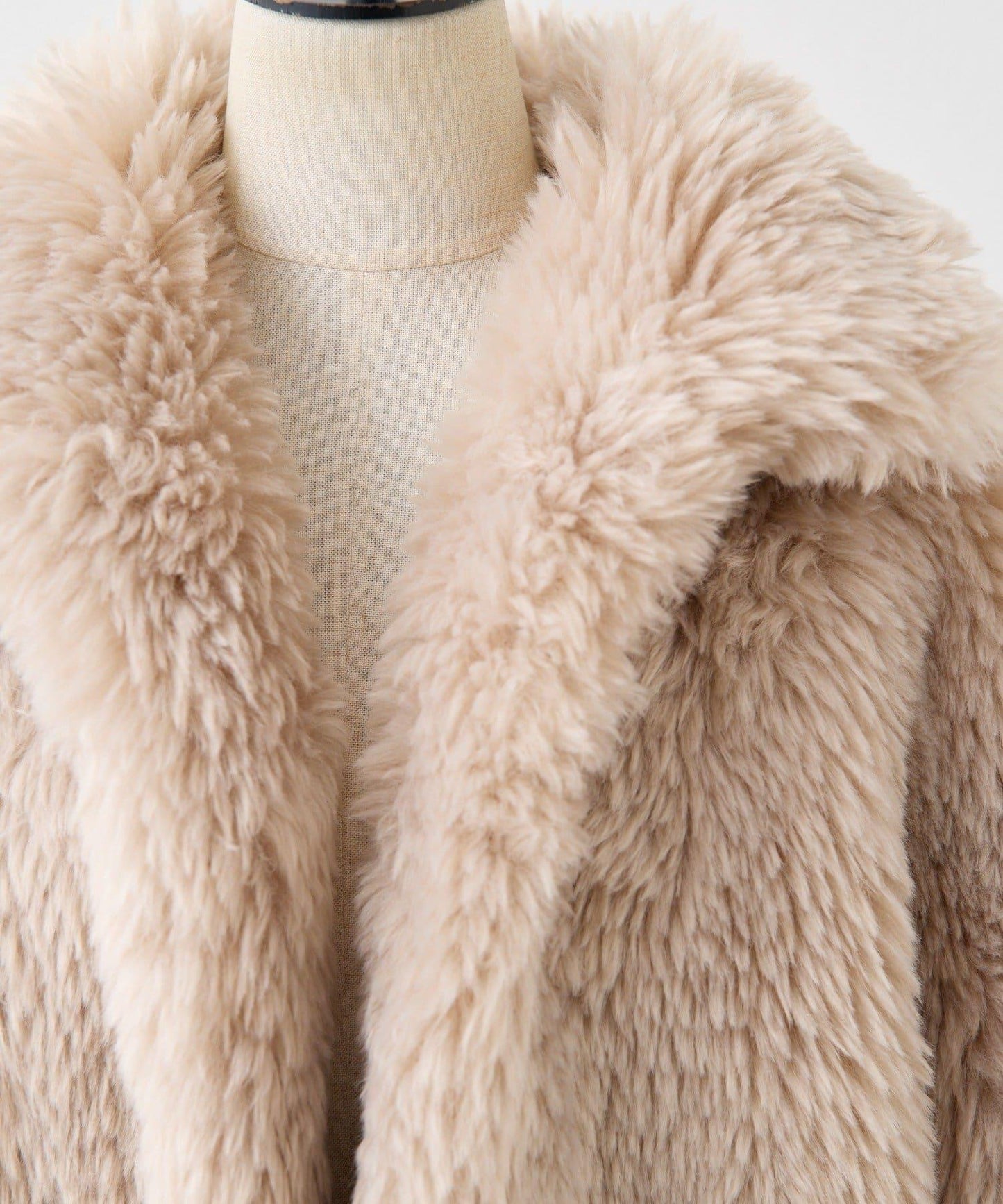 帶內襯/短款仿托斯卡納皮草夾克/毛絨外套【SUM1 STYLE(スミスタイル)】