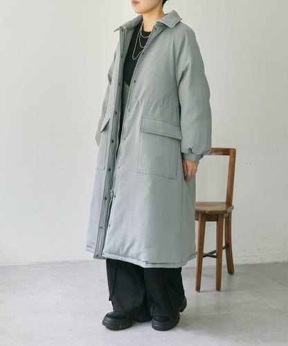 西川可變換廓形/可拆卸帽子/官網限定色回收羽絨長款【SUM1 STYLE(スミスタイル)】