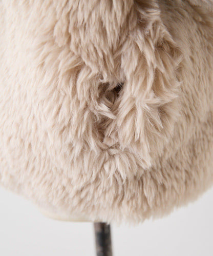 帶內襯/短款仿托斯卡納皮草夾克/毛絨外套【SUM1 STYLE(スミスタイル)】