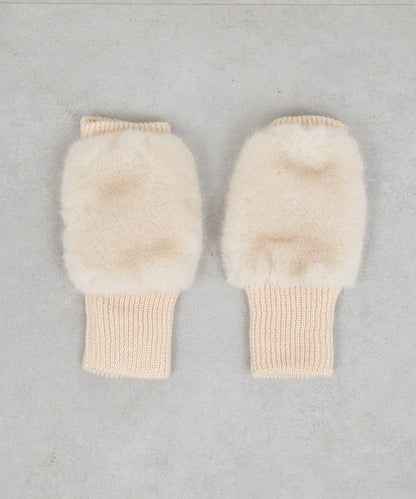 仿皮草手部保暖套