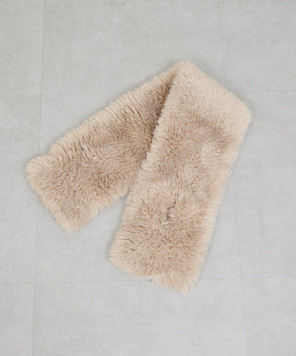 【2秒即可佩戴！】環保仿皮草交叉圍巾