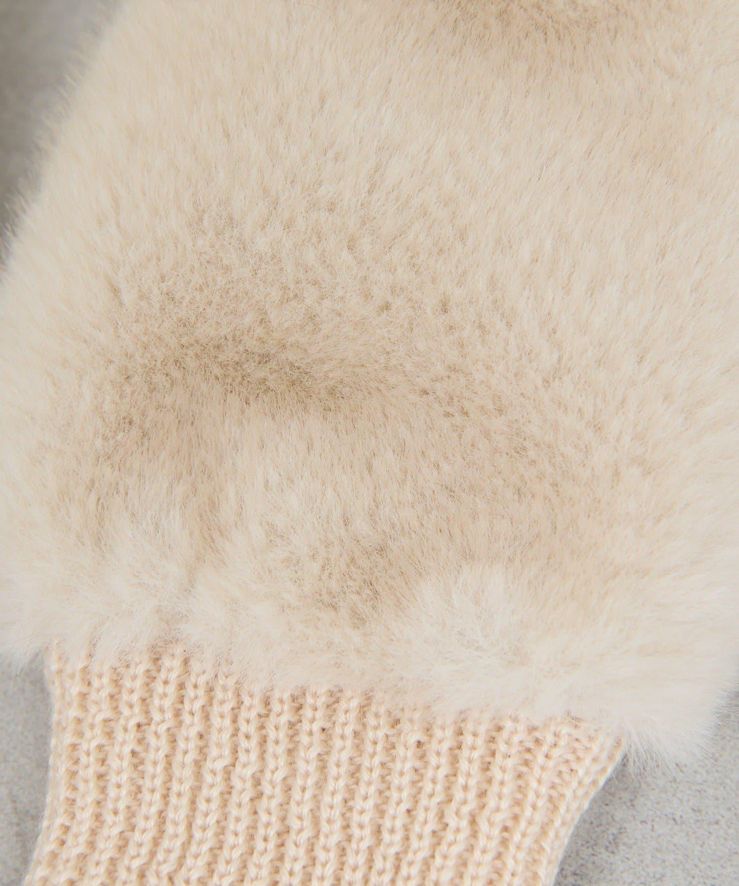 仿皮草手部保暖套