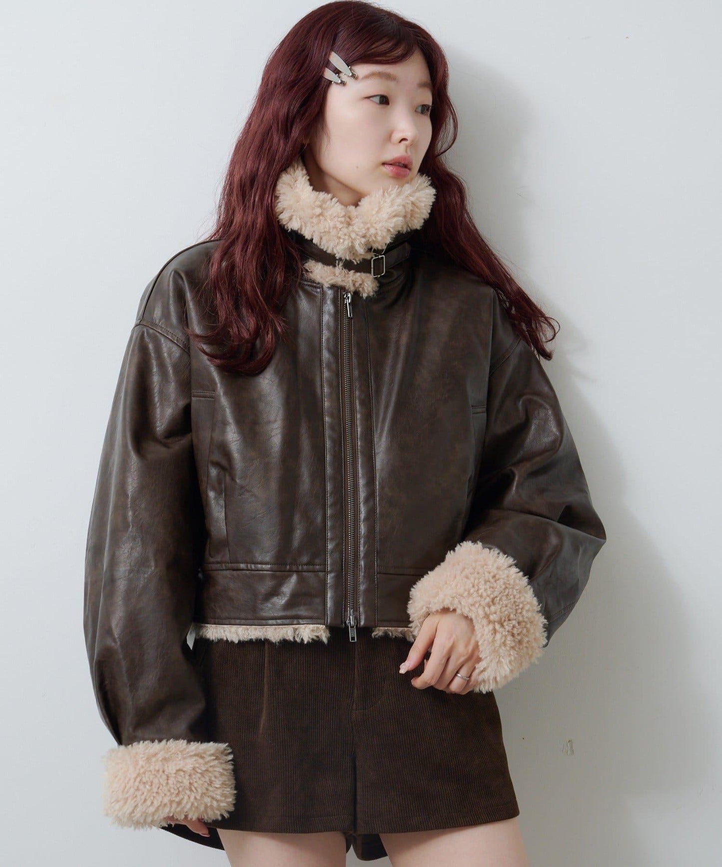 羊羔絨飛行夾克