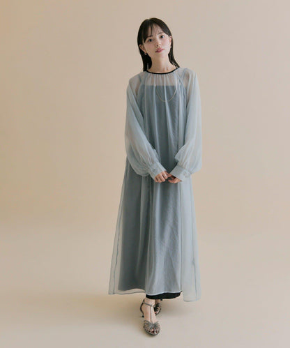 11/1（週六）12:00開始！【數量限定】【森川企畫】透視疊穿連衣裙套裝