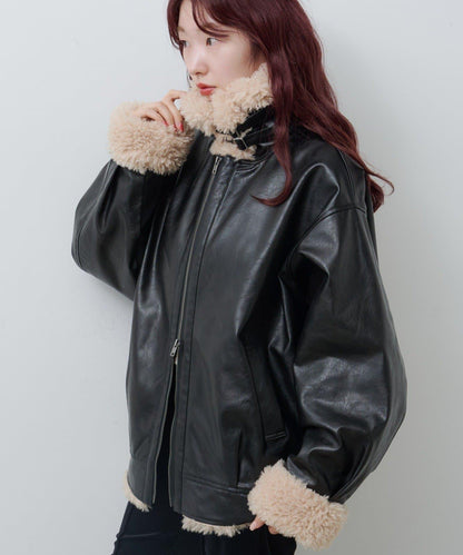 羊羔絨飛行夾克