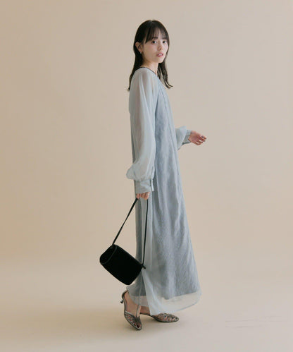 11/1（週六）12:00開始！【數量限定】【森川企畫】透視疊穿連衣裙套裝