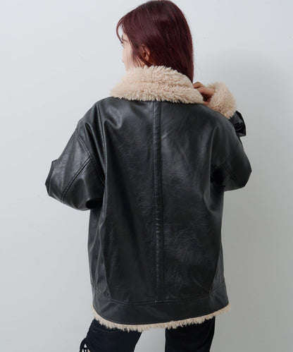 羊羔絨飛行夾克