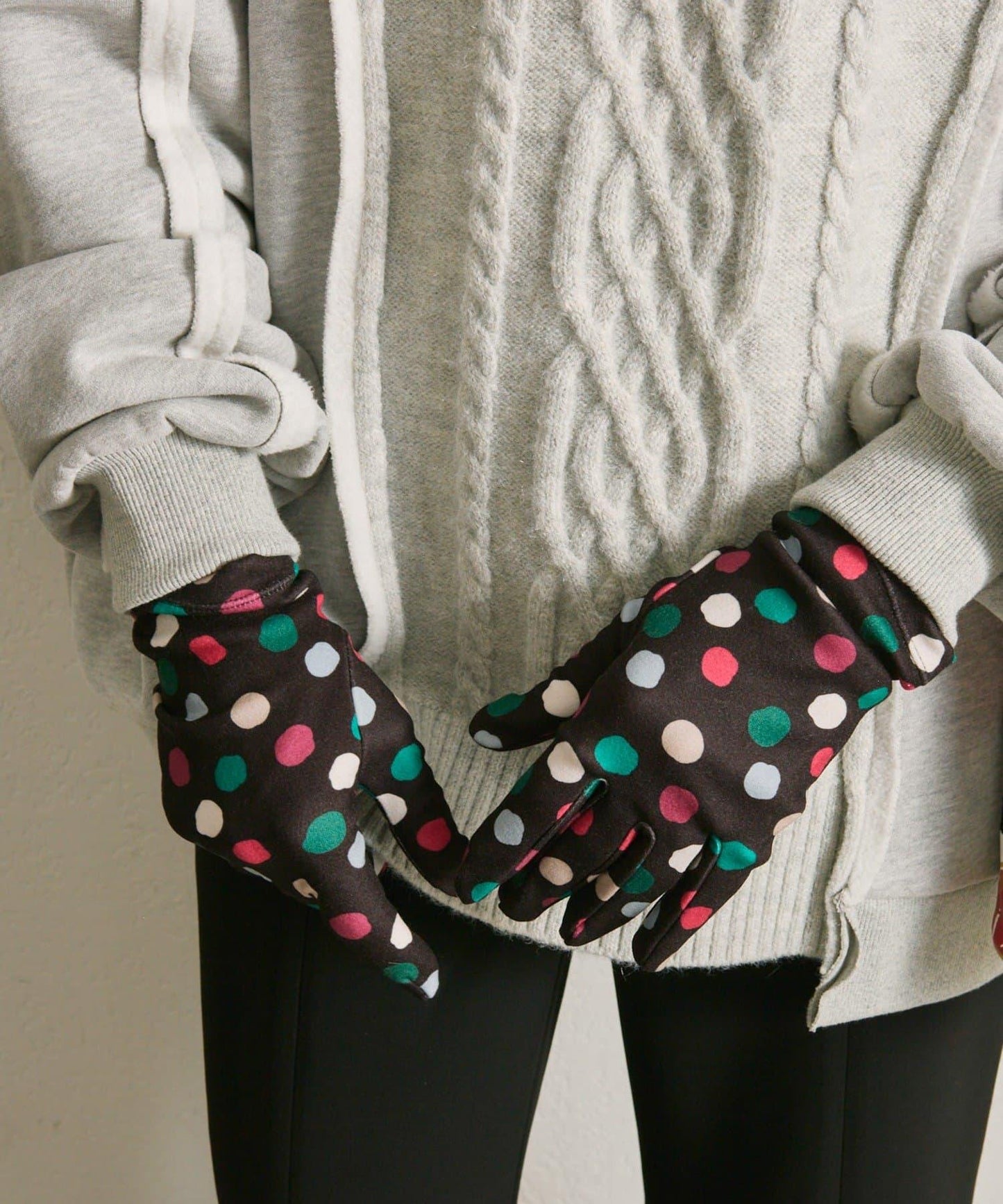 【CRISPINO VALENTINO】全印花手套