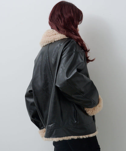 羊羔絨飛行夾克