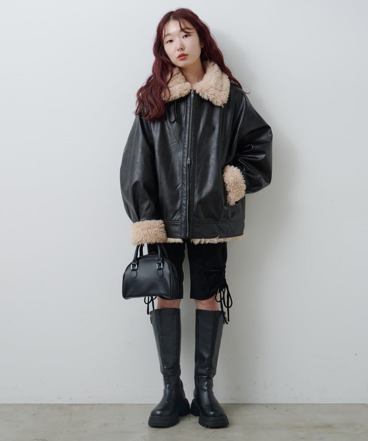 羊羔絨飛行夾克