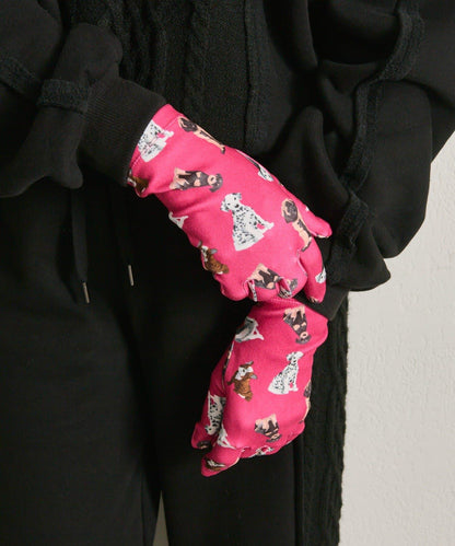 【CRISPINO VALENTINO】全印花手套