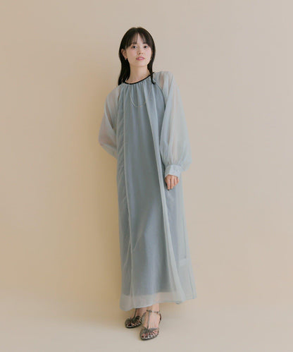 11/1（週六）12:00開始！【數量限定】【森川企畫】透視疊穿連衣裙套裝