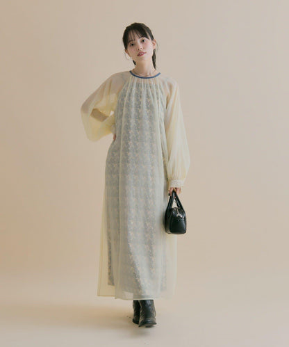 11/1（週六）12:00開始！【數量限定】【森川企畫】透視疊穿連衣裙套裝