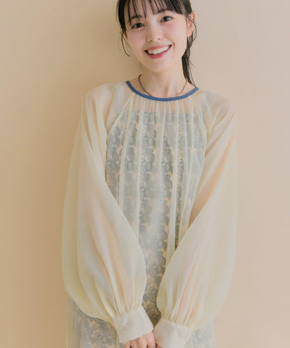 11/1（週六）12:00開始！【數量限定】【森川企畫】透視疊穿連衣裙套裝