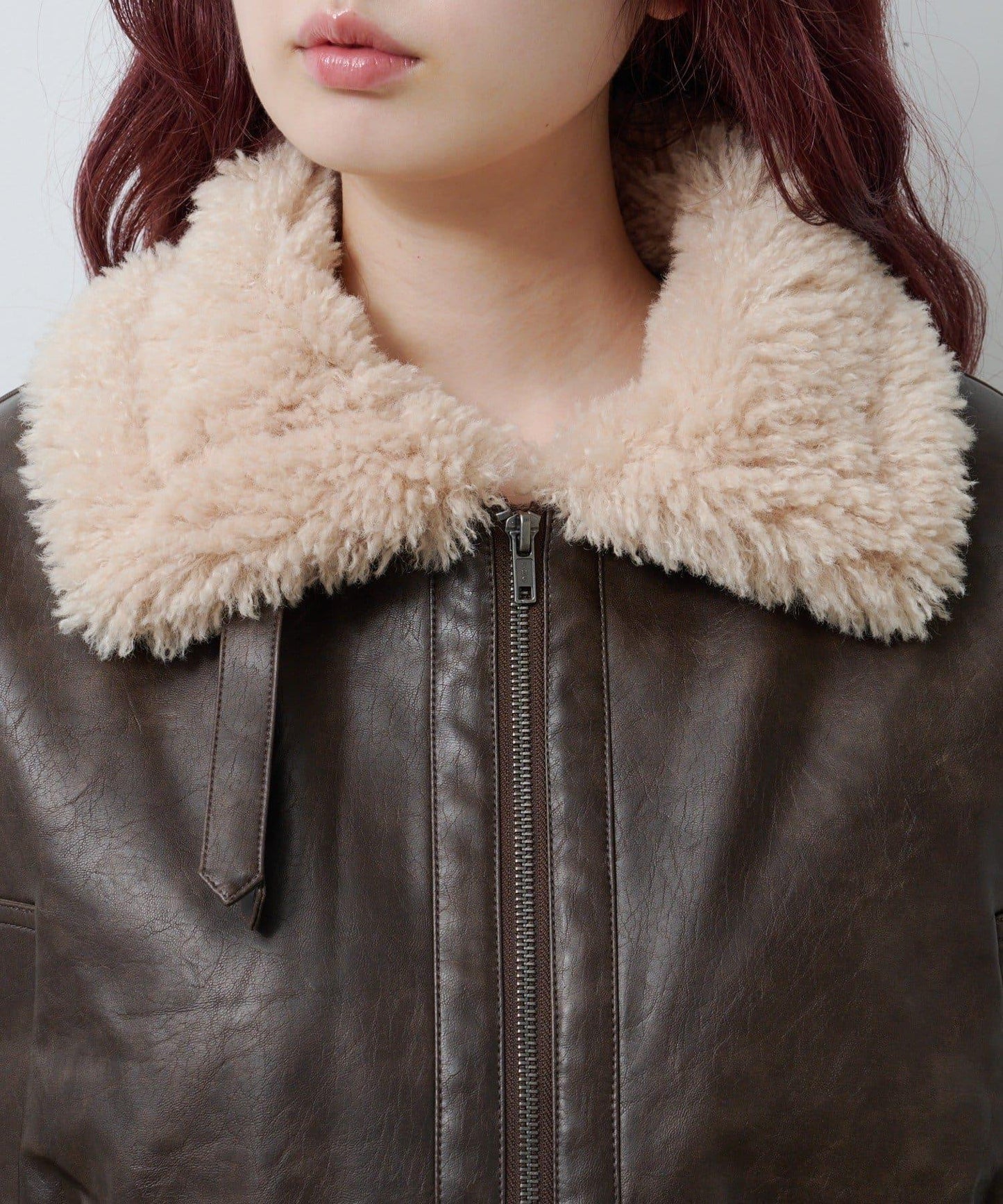 羊羔絨飛行夾克